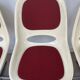 4 chaises Space Age, coque années 70 pour Lockhausen