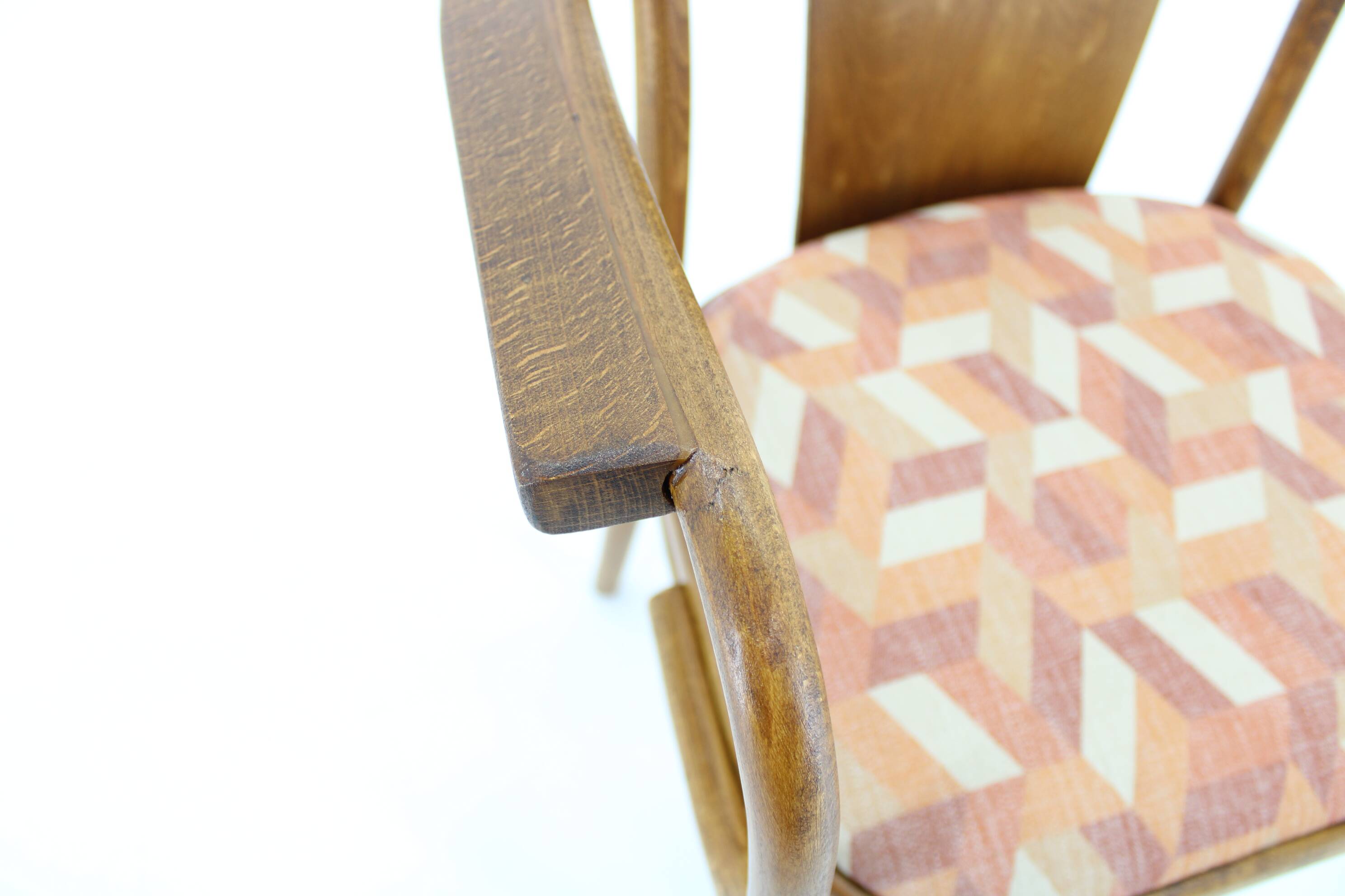 1960s Desk or Side Bentwood Chair by Ton, Czechoslovakia