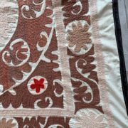 Vintage hand-embroidered tablecloth 133x140 cm
