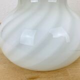 Lampe champignon Murano blanche 70