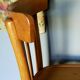 Mahieu curved wooden bistro chair