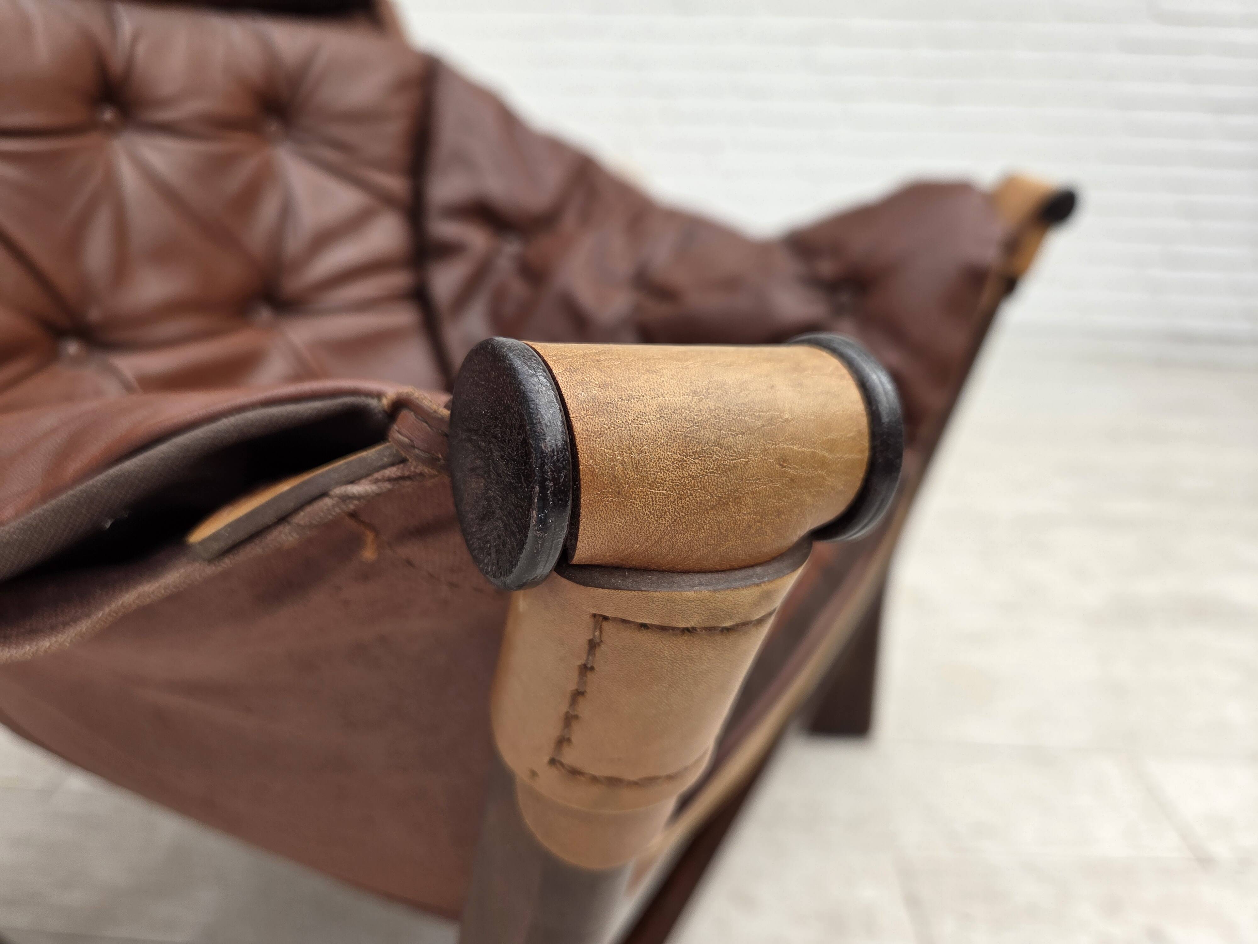 1970s, Norwegian design by Tormod Alnaes, "Trega" loungechair.