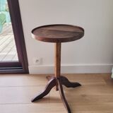 Oak pedestal table
