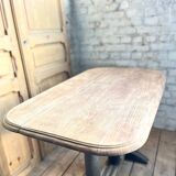 Old 50s oak bistro table