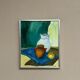 Original Swedish Oil On Panel – “Stilleben” By Helene Nilsson – Dated 1975 – Vintage & Framed – 48 × 40 Cm (18.9" × 15.7")