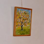 Huile sur toile «Arbre d'automne» par Olle Nilsson