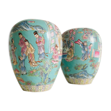 Pair of Chinese pots
