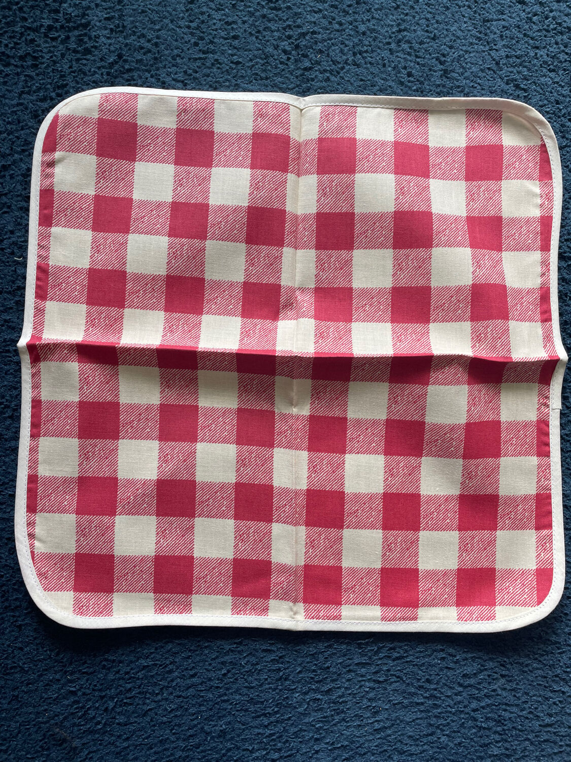 Lot de 18 serviettes de table Vichy