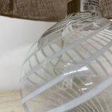 Mid-century design Holmegaard Swirl lamp , 1970s Denmark