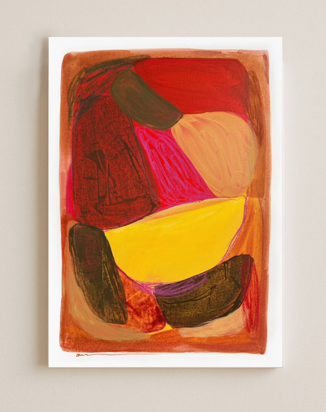 Original abstract  painting