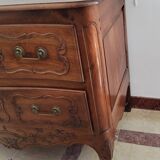 Old Provencal walnut chest of drawers