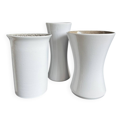 Vases diabolo céramique West Germany années 60