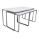 Ensemble de 3 tables d'appoint Brabantia, années 1960, Hollande