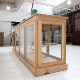 Old oak laboratory display cases, 1930
