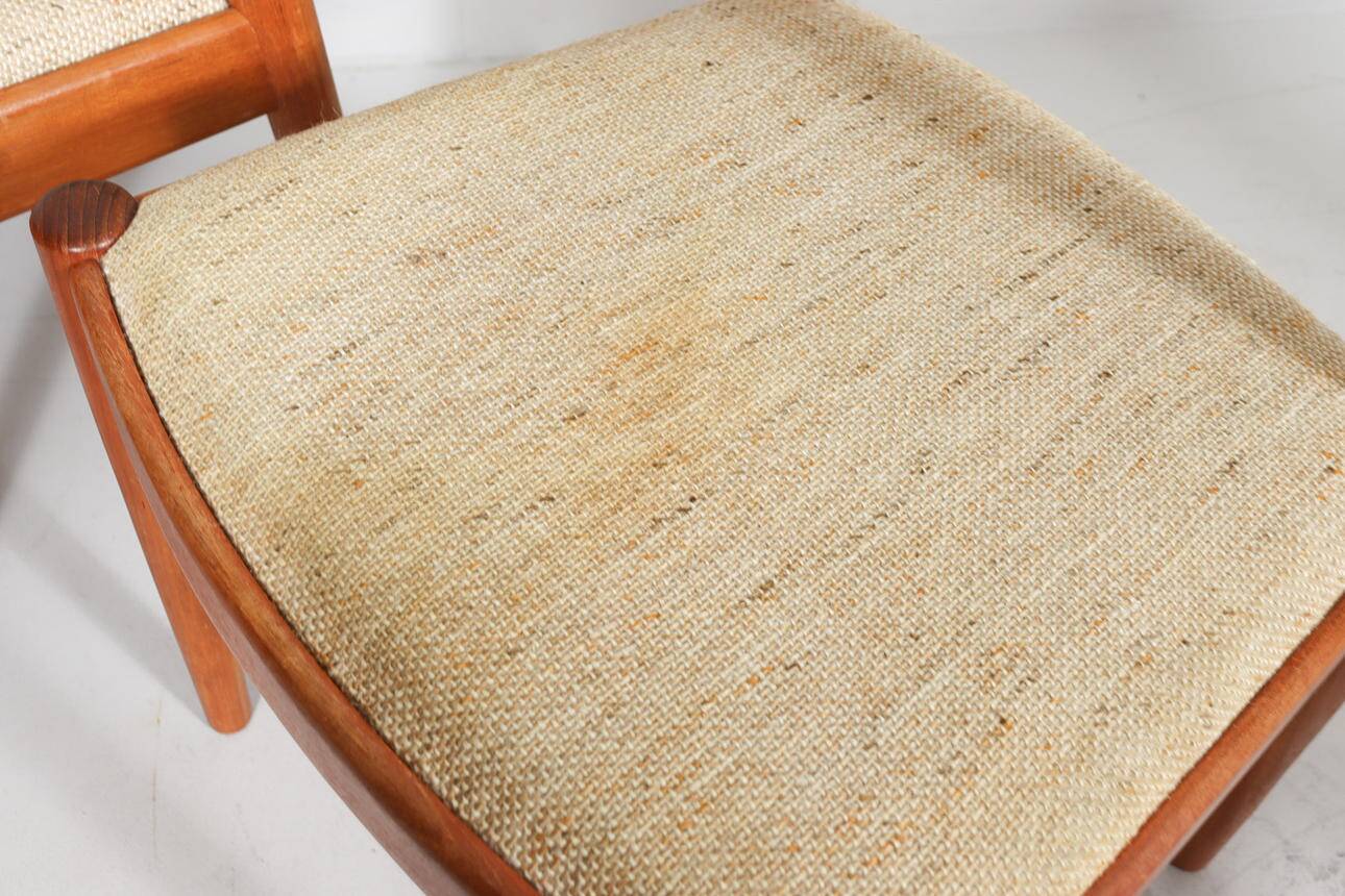 Niels Koefoed for Hornslet, 4 chairs / dining chairs, model '177', teak, 1960s, Denmark.