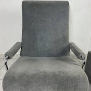 Vintage Gelderland swivel armchair with ottoman Jan des Bouvrie