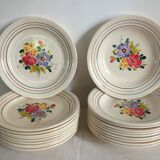 Set of 10 flat plates and 10 deep plates Villeroy & Bosh