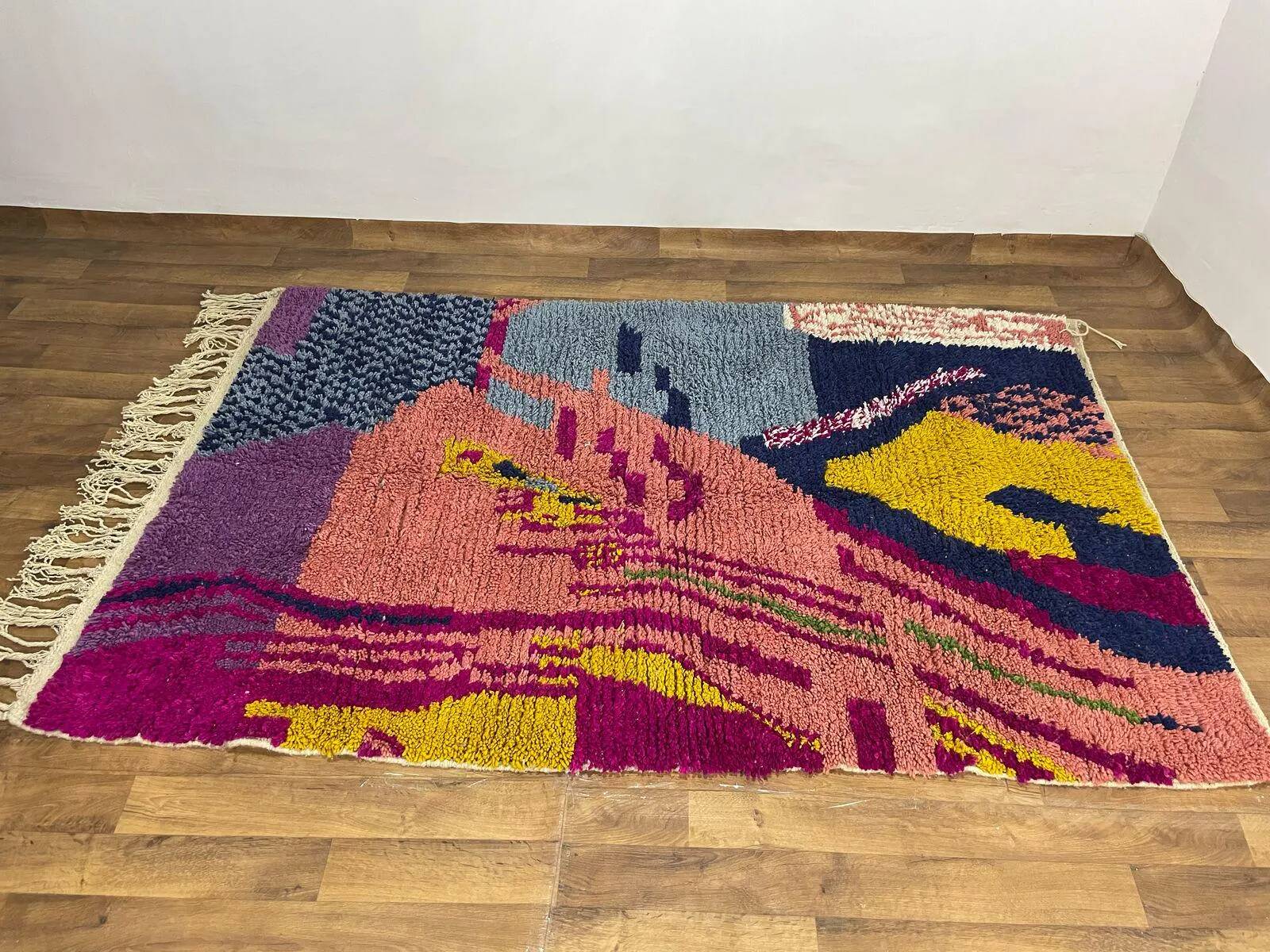 Handmade Moroccan rug high quality 3x2 m