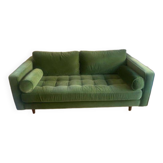 Velvet sofa