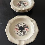 set of 4 Bernardaud ashtrays