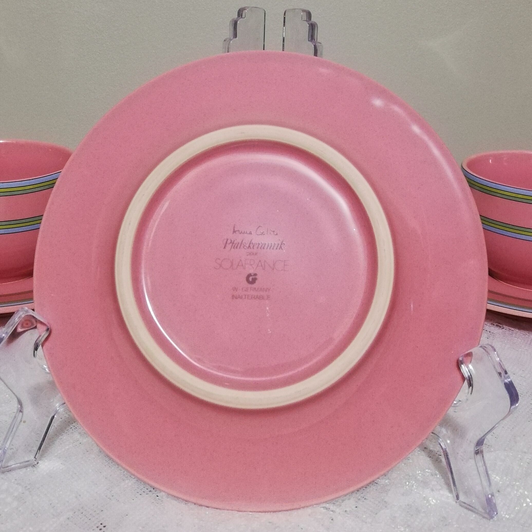 Trois tasses à café ou à thé en céramique allemande