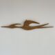 Vintage Teak Wood Wall Bird, 1960s