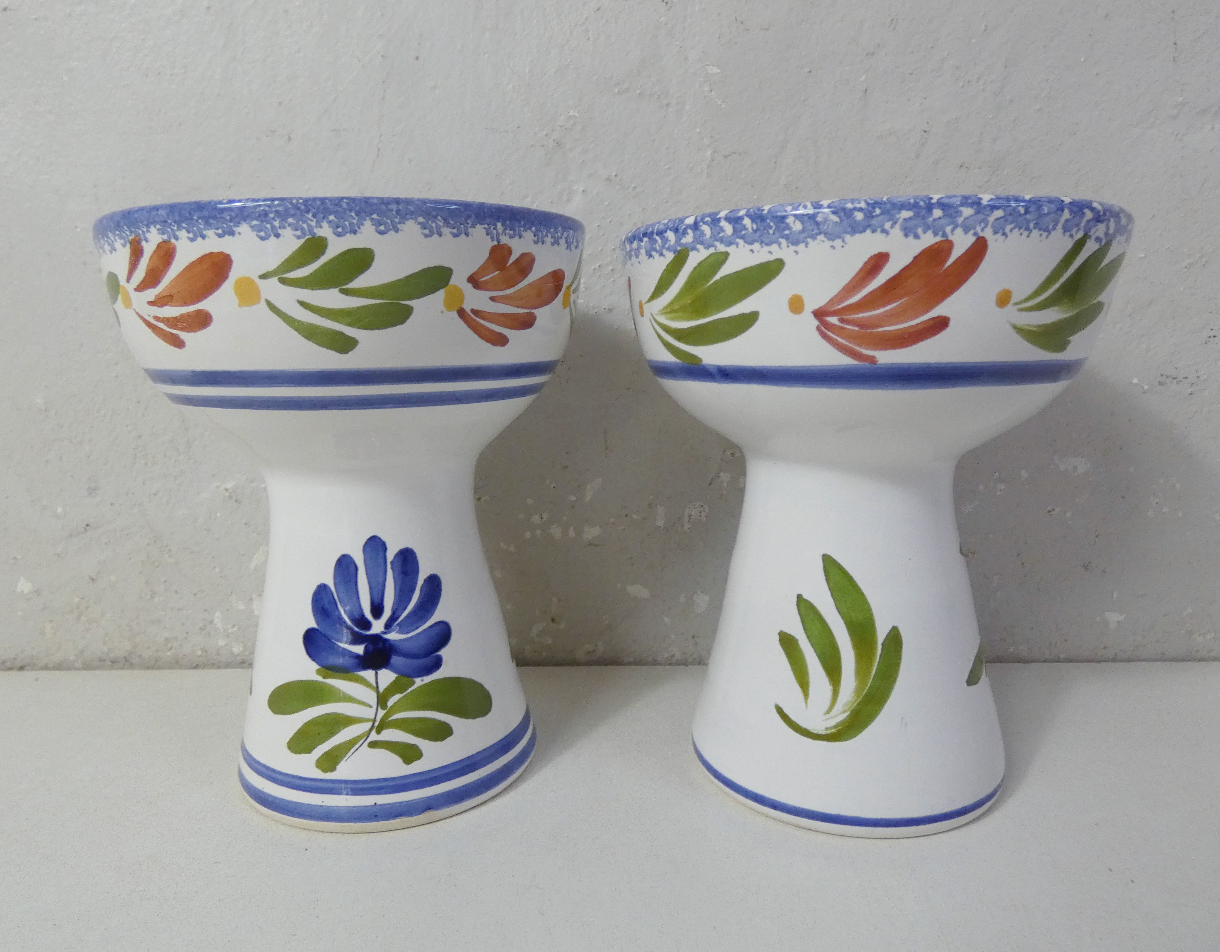 Quimper signed Keraluc 2 vases