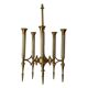 Brass chandelier with 5 light arms, Italy, 1960s