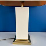 Large rectangular lamp from the 70s in gold