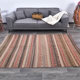 Red & Brown Vintage Kilim Rug 152x233Cm SK 241325