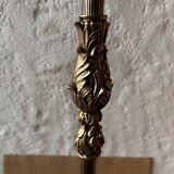 Louis XV bronze tripod reading floor lamp