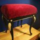 Vintage French style vanity stool