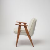 Restored vintage Chierowski 366 armchair, mid-century modern