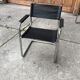 Mid-century chrome tubular coffee table with chairs, 1960s, set of 3