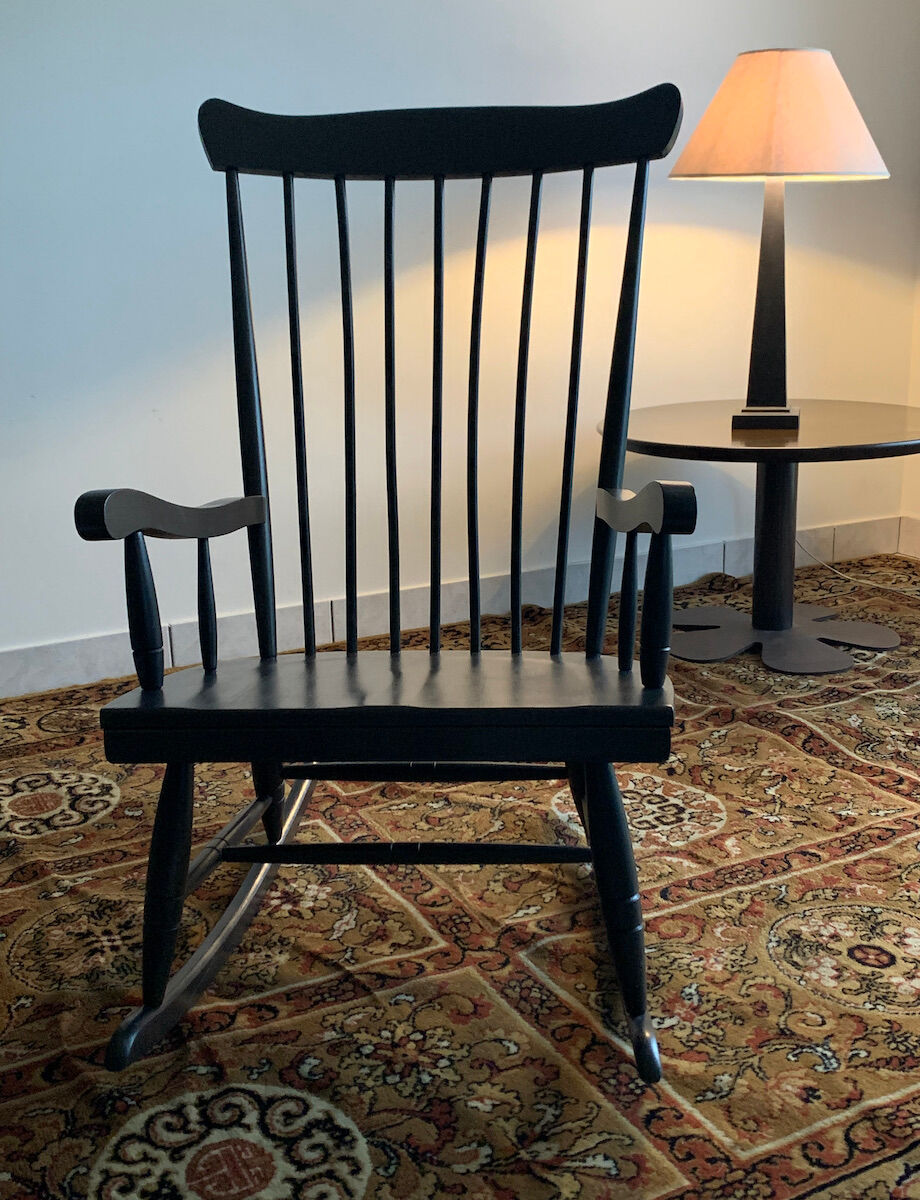Rocking-chair noir