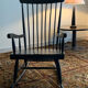 Rocking-chair noir
