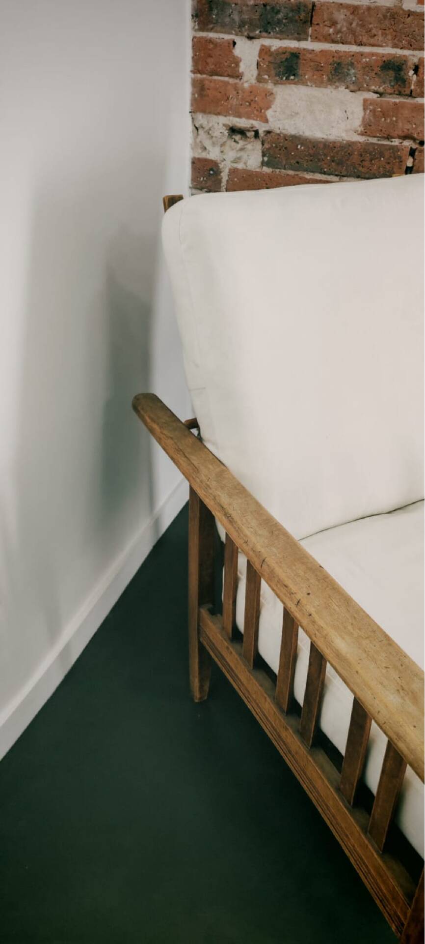 Sleek design armchair for reading nook