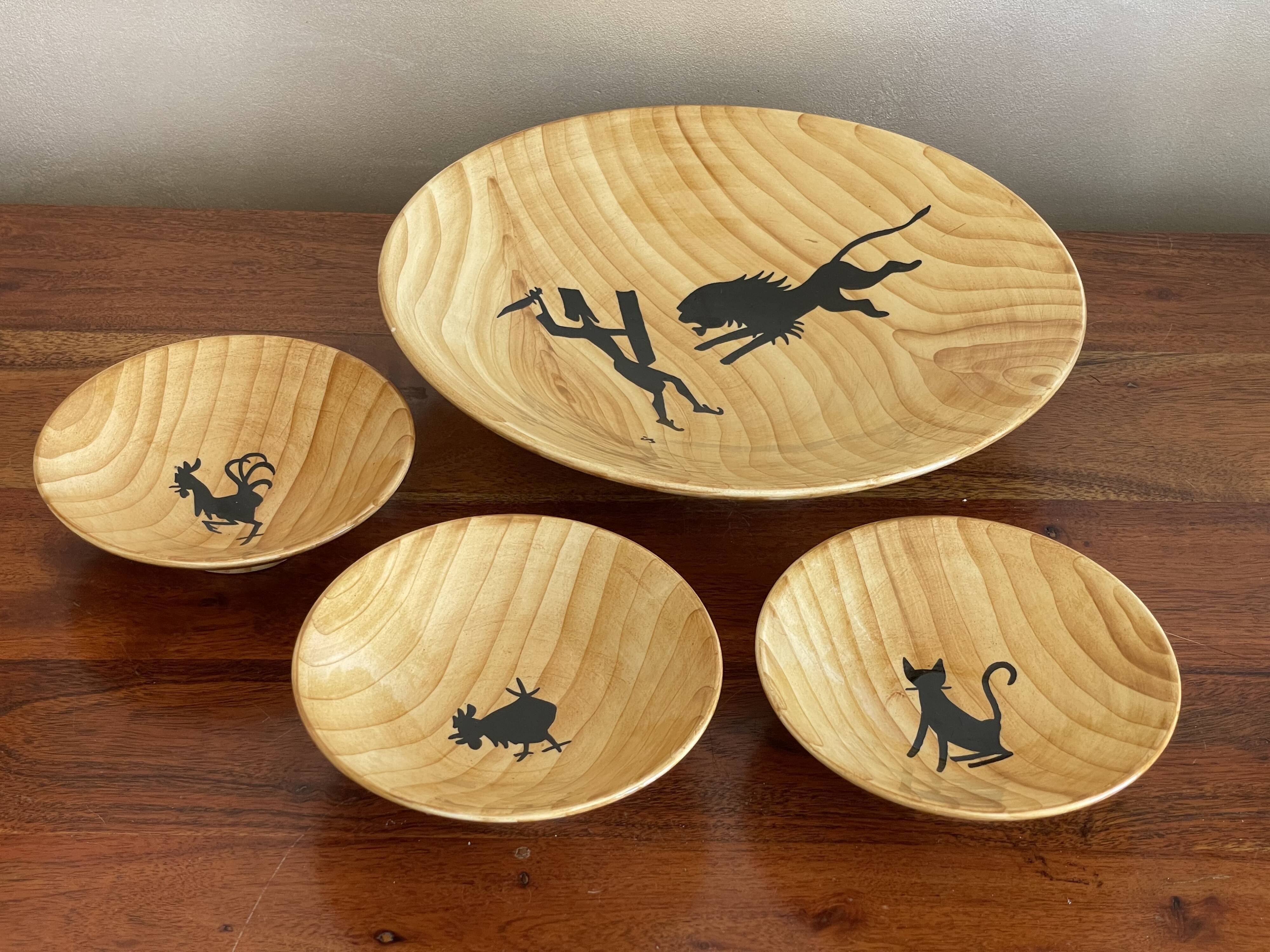 Cup and trio of cups Grosjean Vallauris