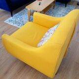 Fauteuil jaune miliboo