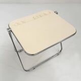 Platone beige folding desk by G. Piretti for Anonima Castelli, 1970