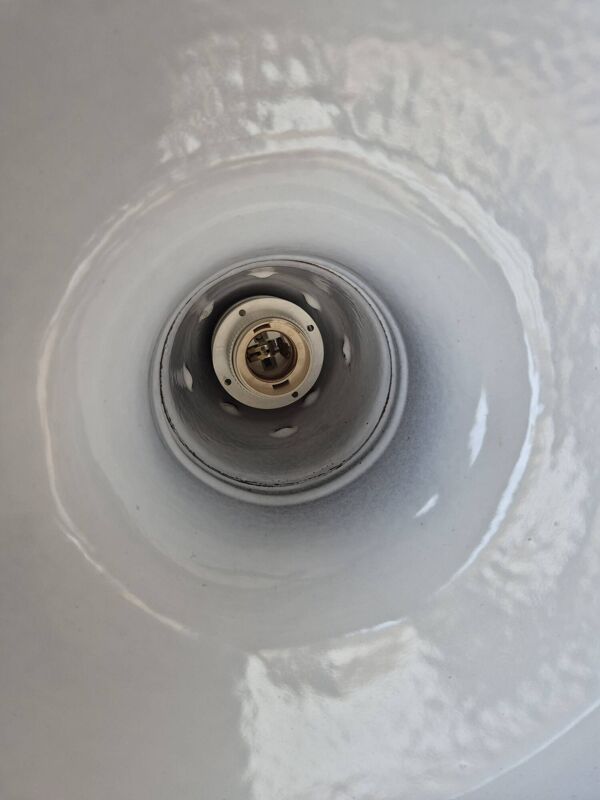 Suspension gamelle lampe industrielle lustre