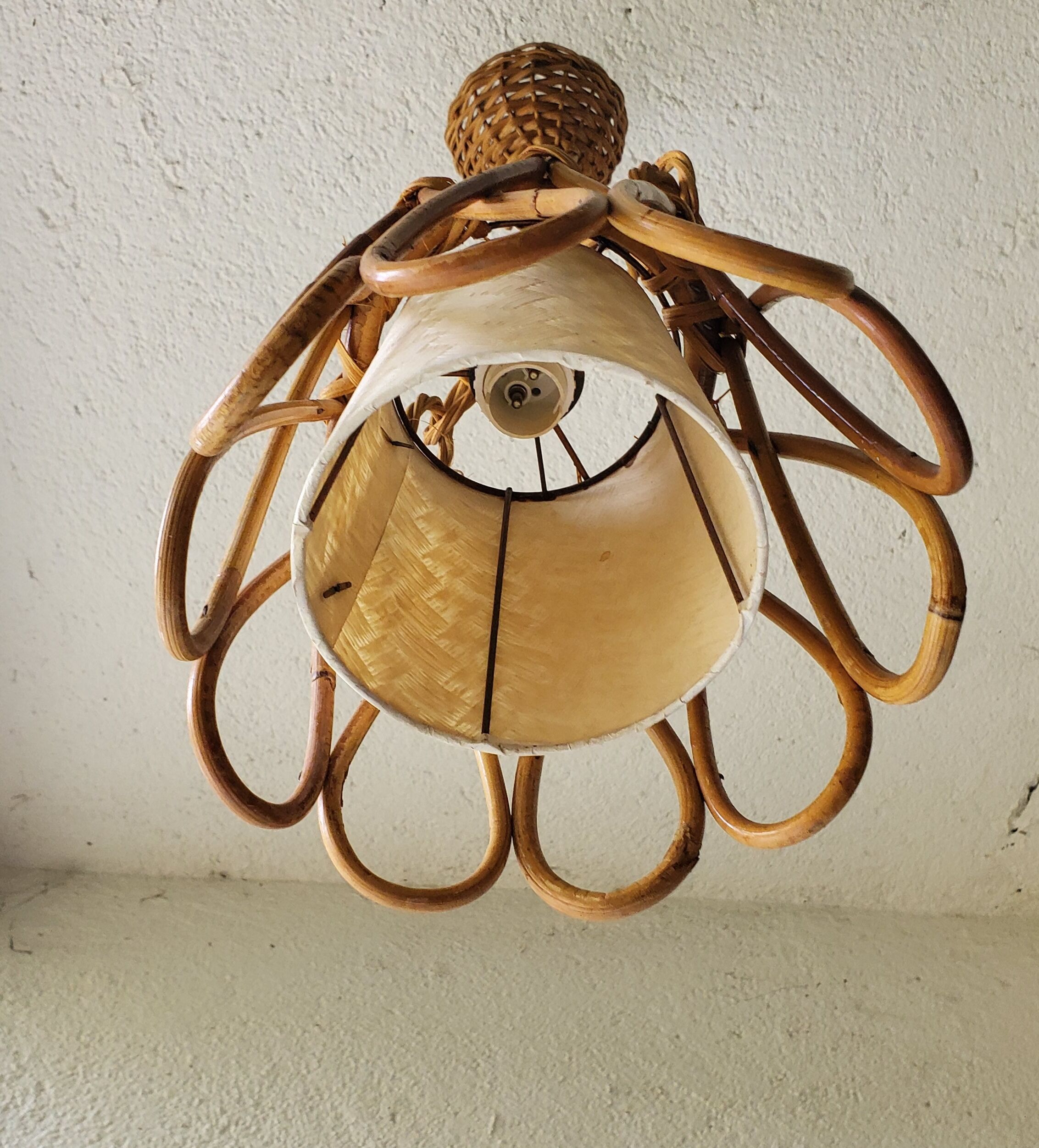 60's rattan suspension