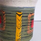 Duo of vases, vintage Scandinavian ceramics