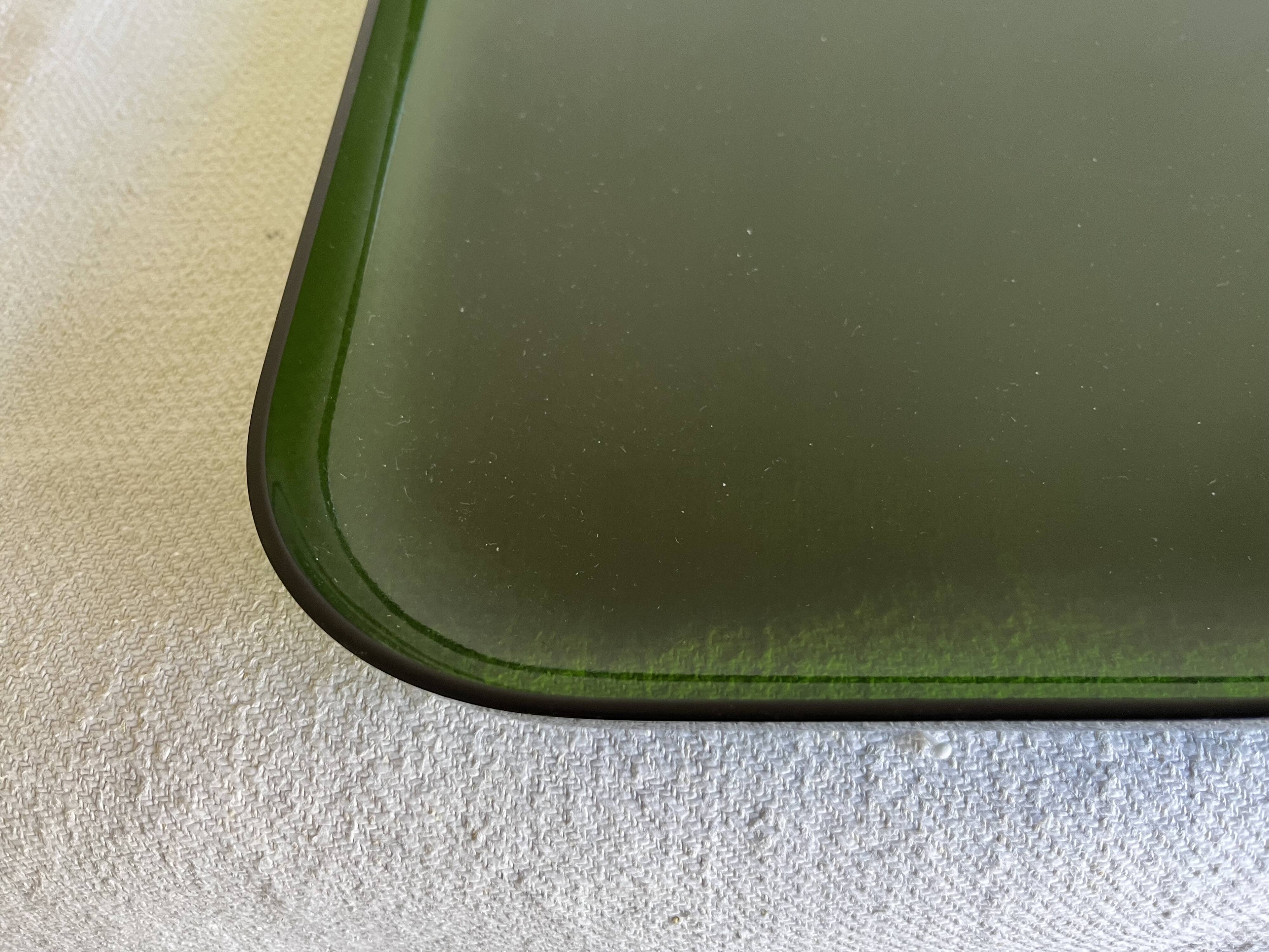 1980 green plexiglass plateau neo-classical