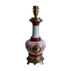 Lampe porcelaine et bronze 19ème