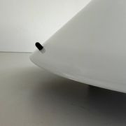 Simple opal glass wall light from the mid-century by Lamperti, 1960s, Italy.