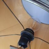 Ancienne lampe style Louis XVI bronze à poser + abat-jour 69 cm S 806