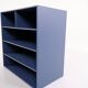 Montana bookcase – blue – 4 shelves