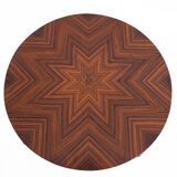 Round Art Deco coffee table, Poland, mid 20th century. after renovation.