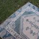 Vintage distressed Turkish Oushak rug 150 x 275 cm